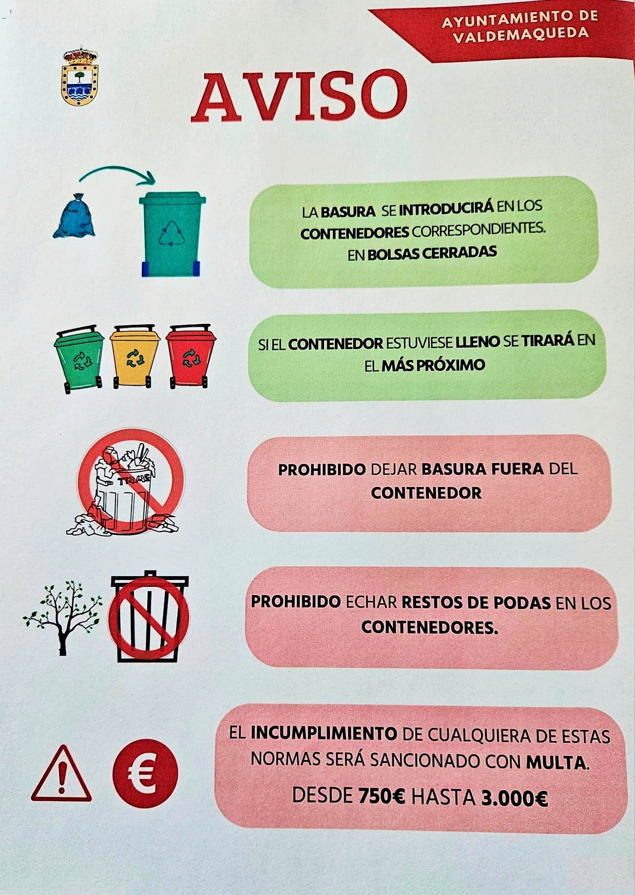 Normas para el tratamiento de residuos domésticos